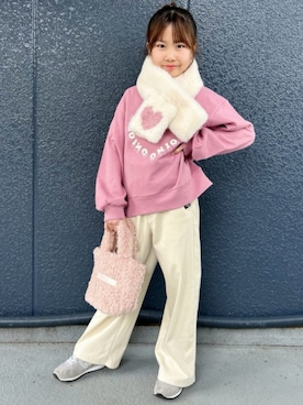 「Right-on（ライトオン）のアイテム」を使った、Rightonさん（キッズ・128cm）の冬コーディネート