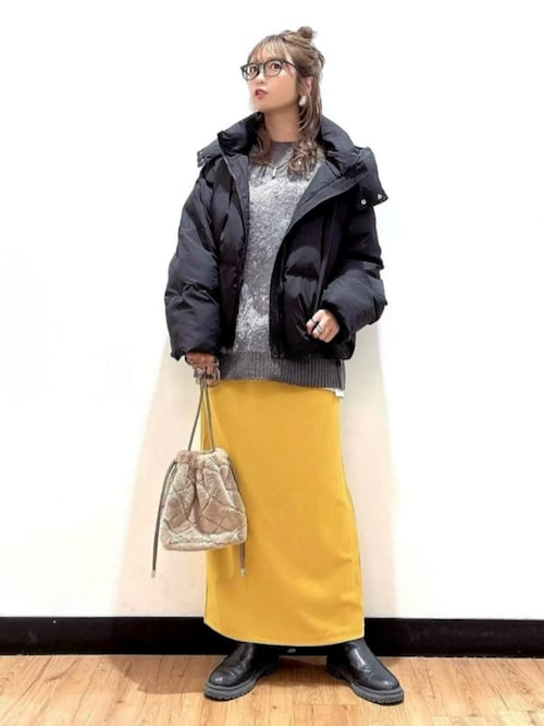 HONEYSUCKLE ROSE】中綿ショートジャケット（スッキリシルエット