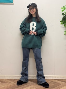 「Right-on（ライトオン）のアイテム」を使った、Rightonさん（レディース・158cm）の冬コーディネート