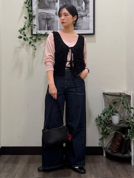 「SOMETHING（サムシング）のアイテム」を使った、Rightonさん（レディース・166cm）の春コーディネート