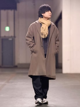 「Right-on（ライトオン）のアイテム」を使った、Rightonさん（メンズ・169cm）の冬コーディネート