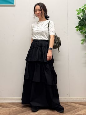 「Right-on（ライトオン）のアイテム（トップス）」を使った、Rightonさん（レディース・158cm）の春コーディネート