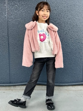 「Right-on（ライトオン）のアイテム」を使った、Rightonさん（キッズ・128cm）の冬コーディネート