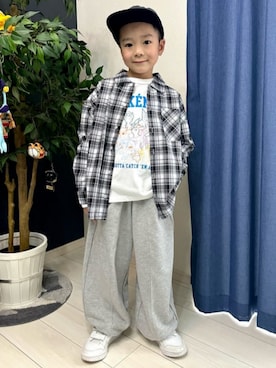 Rightonさん（キッズ・120cm）の春コーディネート