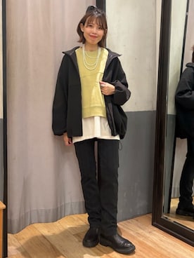 「Right-on（ライトオン）のアイテム」を使った、Rightonさん（レディース・164cm）の冬コーディネート