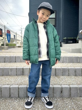 「Right-on（ライトオン）のアイテム」を使った、Rightonさん（キッズ・120cm）の冬コーディネート