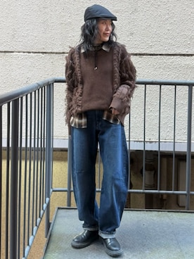 Rightonさん（レディース・159cm）の冬コーディネート