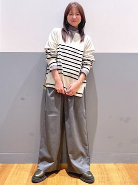 「Right-on（ライトオン）のアイテム」を使った、Rightonさん（レディース・155cm）の冬コーディネート