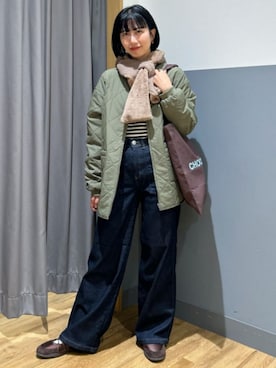 「アイテム（その他雑貨）」を使った、Rightonさん（レディース・158cm）の冬コーディネート