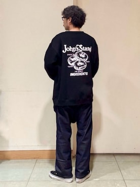 「BACK NUMBER（バックナンバー）のアイテム」を使った、Rightonさん（メンズ・172cm）の冬コーディネート