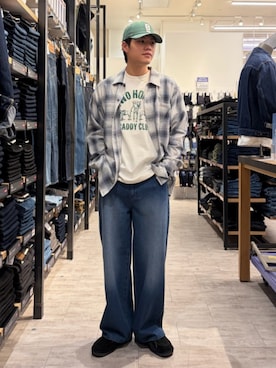 「BACK NUMBER（バックナンバー）のアイテム（トップス）」を使った、Rightonさん（メンズ・175cm）の春コーディネート