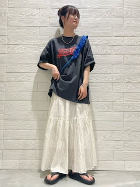 「Right-on（ライトオン）のアイテム」を使った、Rightonさん（レディース・159cm）の夏コーディネート