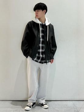 「BACK NUMBER（バックナンバー）のアイテム」を使った、Rightonさん（メンズ・175cm）の冬コーディネート