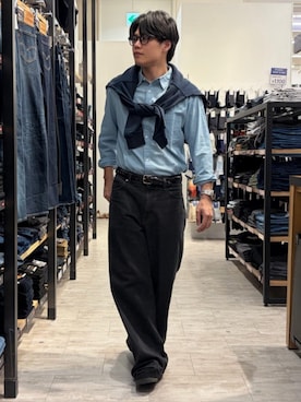 「Right-on（ライトオン）のアイテム」を使った、Rightonさん（メンズ・175cm）の春コーディネート