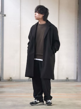 「BACK NUMBER（バックナンバー）のアイテム」を使った、Rightonさん（メンズ・169cm）の冬コーディネート