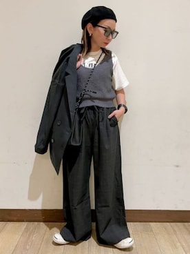 「トレンドコーデ」｜Rightonさん（レディース・152cm）の秋コーディネート