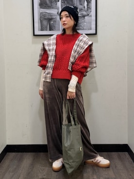 「アイテム（雑貨/ホビー）」を使った、Rightonさん（レディース・166cm）の冬コーディネート