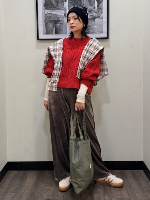 Right-on（ライトオン） ニット帽 ニットキャップ 「HONEYSUCKLE ROSE