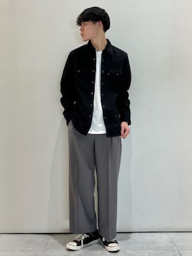 「Right-on（ライトオン）のアイテム」を使った、Rightonさん（メンズ・175cm）の春コーディネート