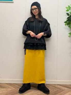 「アイテム（その他小物）」を使った、Rightonさん（レディース・158cm）の秋コーディネート