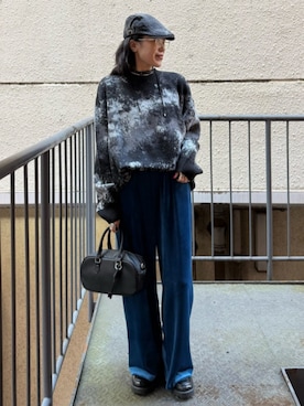 「BACK NUMBER（バックナンバー）のアイテム」を使った、Rightonさん（レディース・159cm）の冬コーディネート