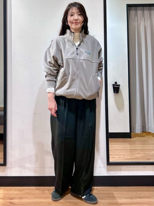 【CAMP7】フリース フルジップ ロゴブルゾン (リラックスシルエット / 都会的デザイン / 防寒性)