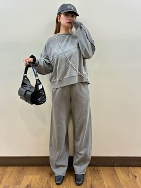 「アイテム（その他小物）」を使った、Rightonさん（レディース・155cm）の秋コーディネート