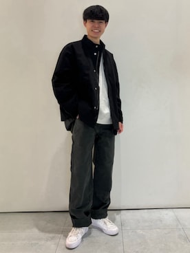 「アイテム（モッズコート）」を使った、Rightonさん（メンズ・175cm）の冬コーディネート