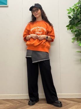 「BACK NUMBER（バックナンバー）のアイテム」を使った、Rightonさん（レディース・158cm）の春コーディネート