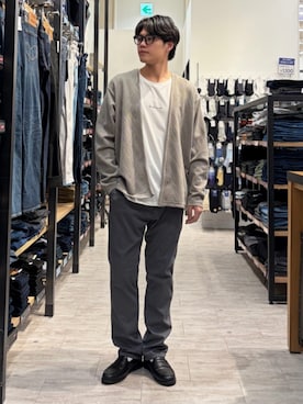 「Right-on（ライトオン）のアイテム（トップス）」を使った、Rightonさん（メンズ・175cm）の春コーディネート