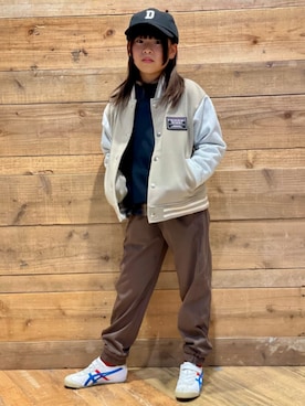 「アイテム（ジャケット/アウター）」を使った、Rightonさん（キッズ・130cm）の秋コーディネート