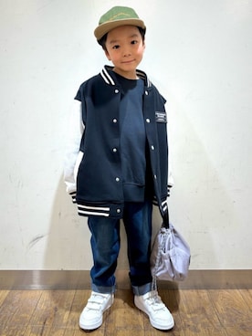 Rightonさん（キッズ・120cm）の冬コーディネート