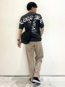 「Right-on（ライトオン）のアイテム」を使った、Rightonさん（メンズ・175cm）の夏コーディネート