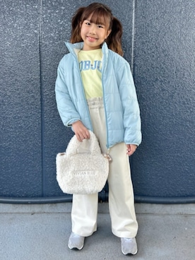 「アイテム（トップス）」を使った、Rightonさん（キッズ・128cm）の秋コーディネート