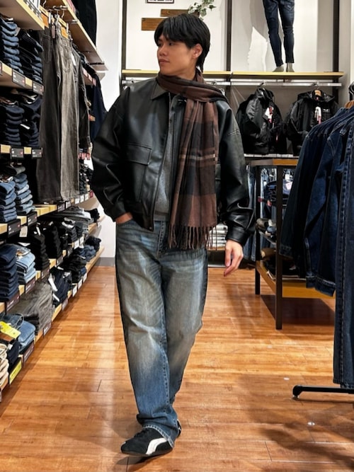 セール】【BACK NUMBER】PUレザージップブルゾン（ブルゾン）｜BACK