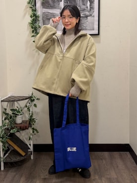 「Right-on（ライトオン）のアイテム」を使った、Rightonさん（レディース・166cm）の冬コーディネート