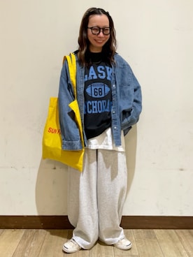 「Right-on（ライトオン）のアイテム（トップス）」を使った、Rightonさん（レディース・152cm）の春コーディネート