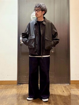 「BACK NUMBER（バックナンバー）のアイテム」を使った、Rightonさん（メンズ・172cm）の冬コーディネート