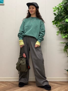 「BACK NUMBER（バックナンバー）のアイテム」を使った、Rightonさん（レディース・158cm）の冬コーディネート