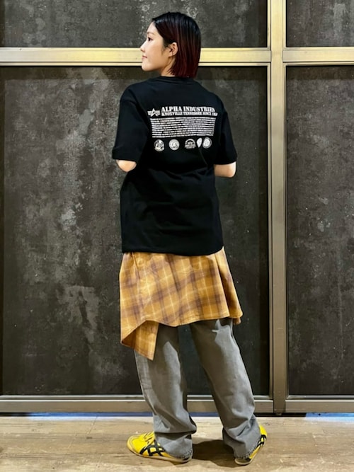 セール】【ALPHA】バックプリントTシャツ（Tシャツ/カットソー