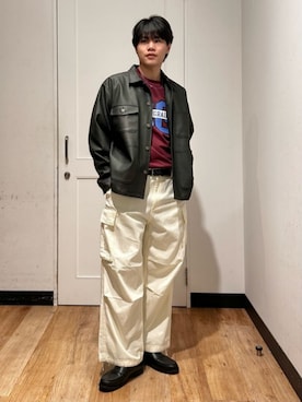 「BACK NUMBER（バックナンバー）のアイテム」を使った、Rightonさん（メンズ・175cm）の冬コーディネート