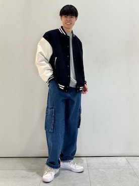 「Right-on（ライトオン）のアイテム」を使った、Rightonさん（メンズ・175cm）の冬コーディネート