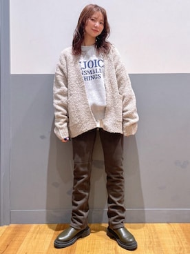 「Right-on（ライトオン）のアイテム」を使った、Rightonさん（レディース・155cm）の冬コーディネート