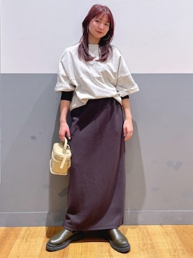 「Right-on（ライトオン）のアイテム（トップス）」を使った、Rightonさん（レディース・155cm）の春コーディネート