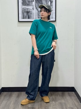 「EDWIN（エドウィン）のアイテム」を使った、Rightonさん（レディース・166cm）の夏コーディネート