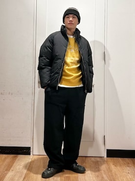 「Right-on（ライトオン）のアイテム」を使った、Rightonさん（メンズ・175cm）の冬コーディネート