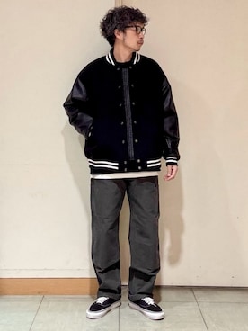 「BACK NUMBER（バックナンバー）のアイテム」を使った、Rightonさん（メンズ・172cm）の冬コーディネート