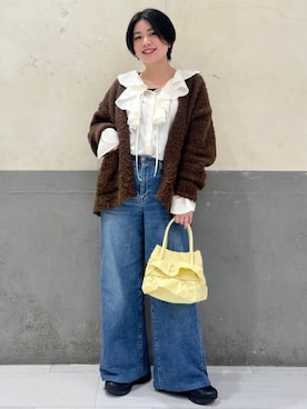 「SOMETHING（サムシング）のアイテム」を使った、Rightonさん（レディース・157cm）の春コーディネート