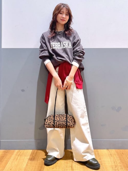 SOMETHING】LISAワイドパンツ (透けにくい / 股上深め / ストレッチ)（デニムパンツ）｜SOMETHING（サムシング）のファッション通販  - ZOZOTOWN SINCERELY JULES アイボリー ワイドレッグパンツ 〖S〗