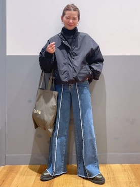 Rightonさん（レディース・155cm）の冬コーディネート